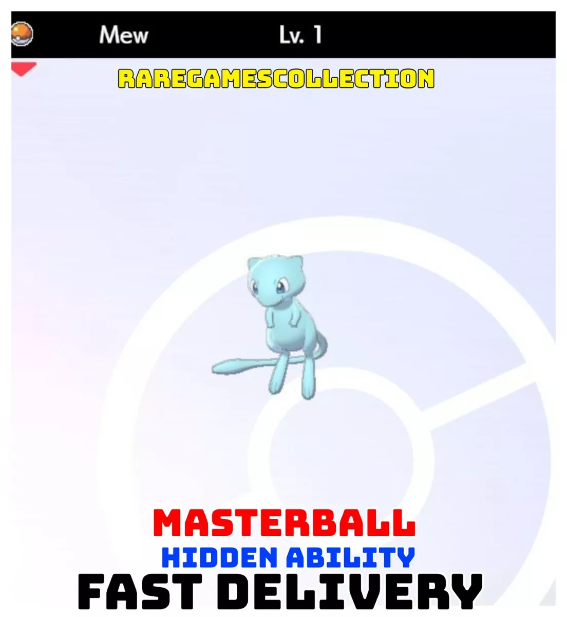 Shiny 6IV Mew Mewtwo PACK // Pokemon Sword & Shield // 