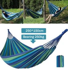 Double Camping Hammock Outdoor Garden ,Hamaca Amacas De Patio Amaca Mexicanas