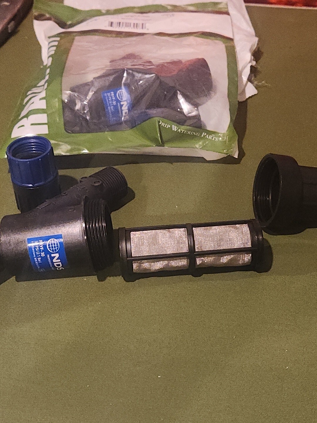 3/4" Mesh Screen Drip Irrigation InLine YFilter Garden Watering NDS PRYF30 eBay