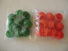 Lionel RW-27 Red Jewel Cap  ZW-23 Green Jewel Cap- 10 of each 