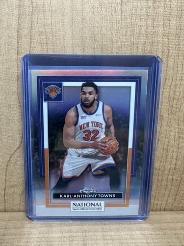 2025-26 Topps Chrome The National - Karl-Anthony Towns Refractor #NBA-30 Knicks