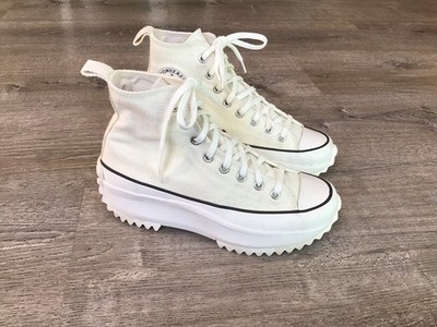 Converse Run Star Hike High 'Egret' 171089C Women s Size 9 Platform Sneakers