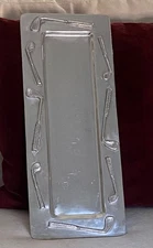 Holland Boone Rectangular Pewter Golf Themed Serving Tray