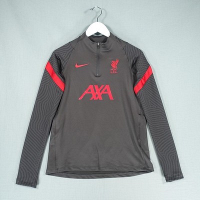 Liverpool FC Nike AXA Strike Drill Top Jungen XL grau rot Dri Fit Trainingsjacke