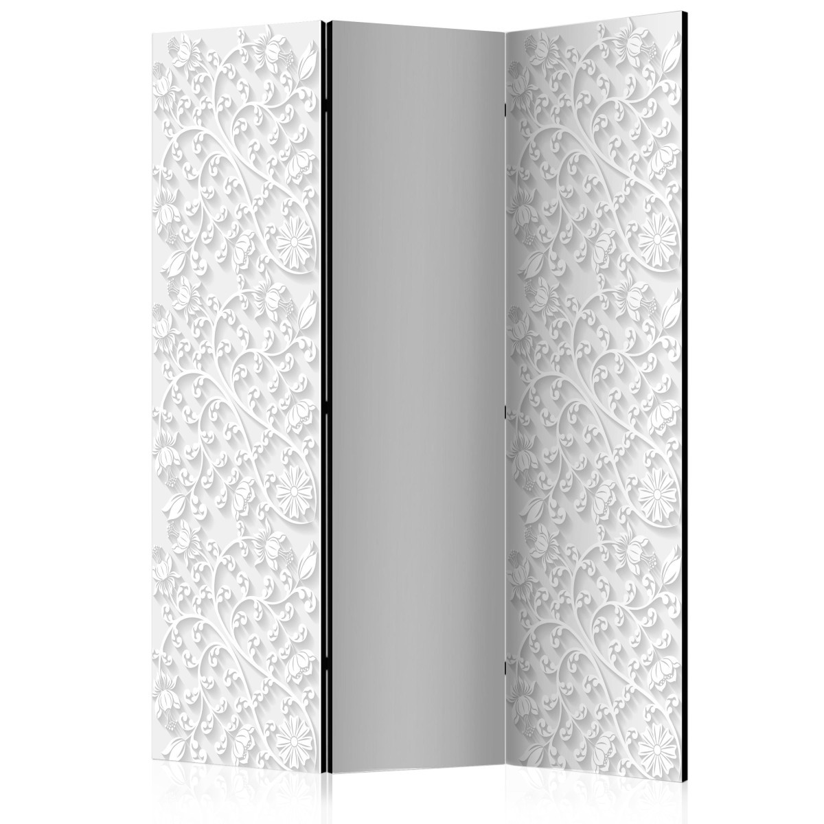 Paravent 3 volets Floral Pattern I claustra mobile decoration interieure 172cm