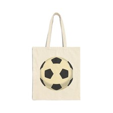 Soccer Tote Bag - Football Fan Canvas Tote