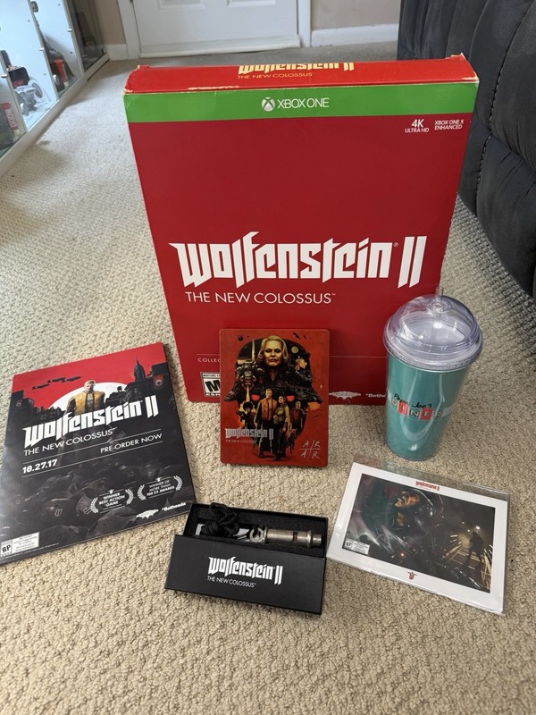 Wolfenstein The New Colossus Collectors Edition, Press Kit, Promo Bonus RARE