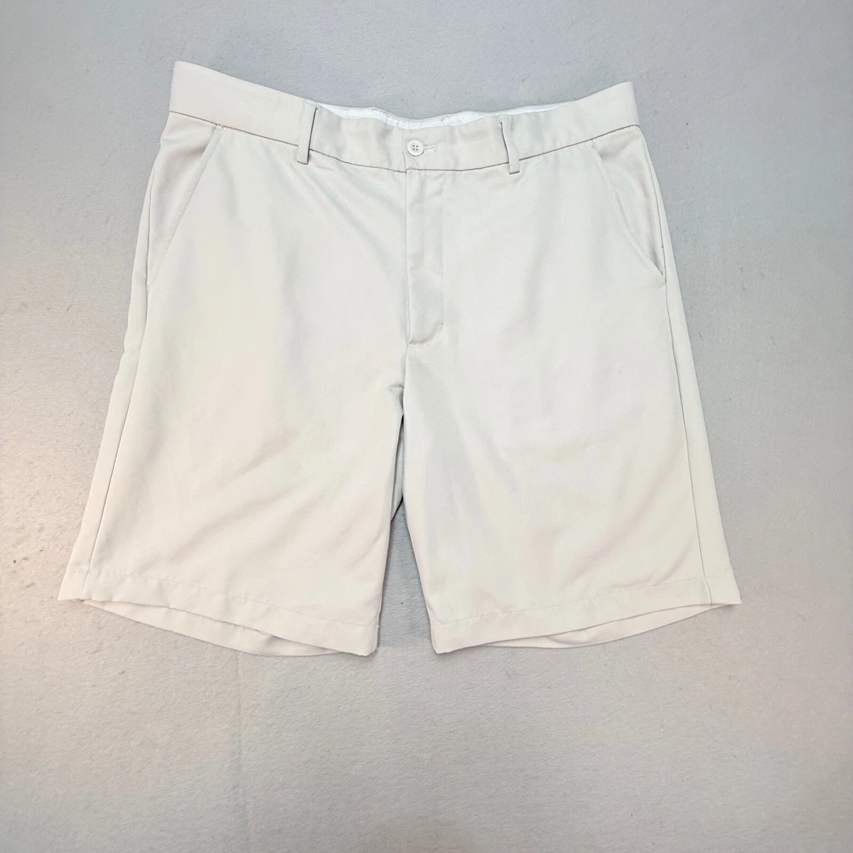 Short Greg Norman Homme – Beige/khaki – Coton Plat – Taille W38 – État Très Bon