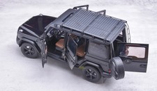 NOREV 1/18 Mercedes Benz G-Class G500 2024 SUV Diecast Model Car Black/Blue