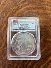2026 (W) $1 American Silver Eagle PCGS MS70 FS Flag Label