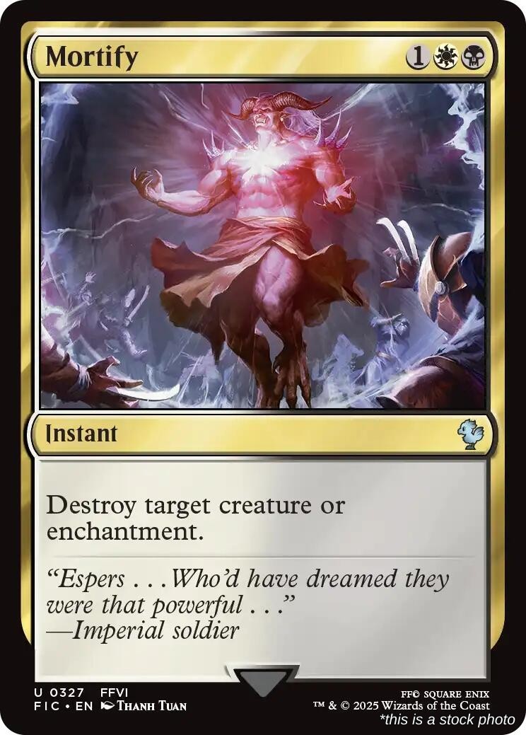 Mortify (FIC 327), Normal, Commander: FINAL FANTASY, MTG