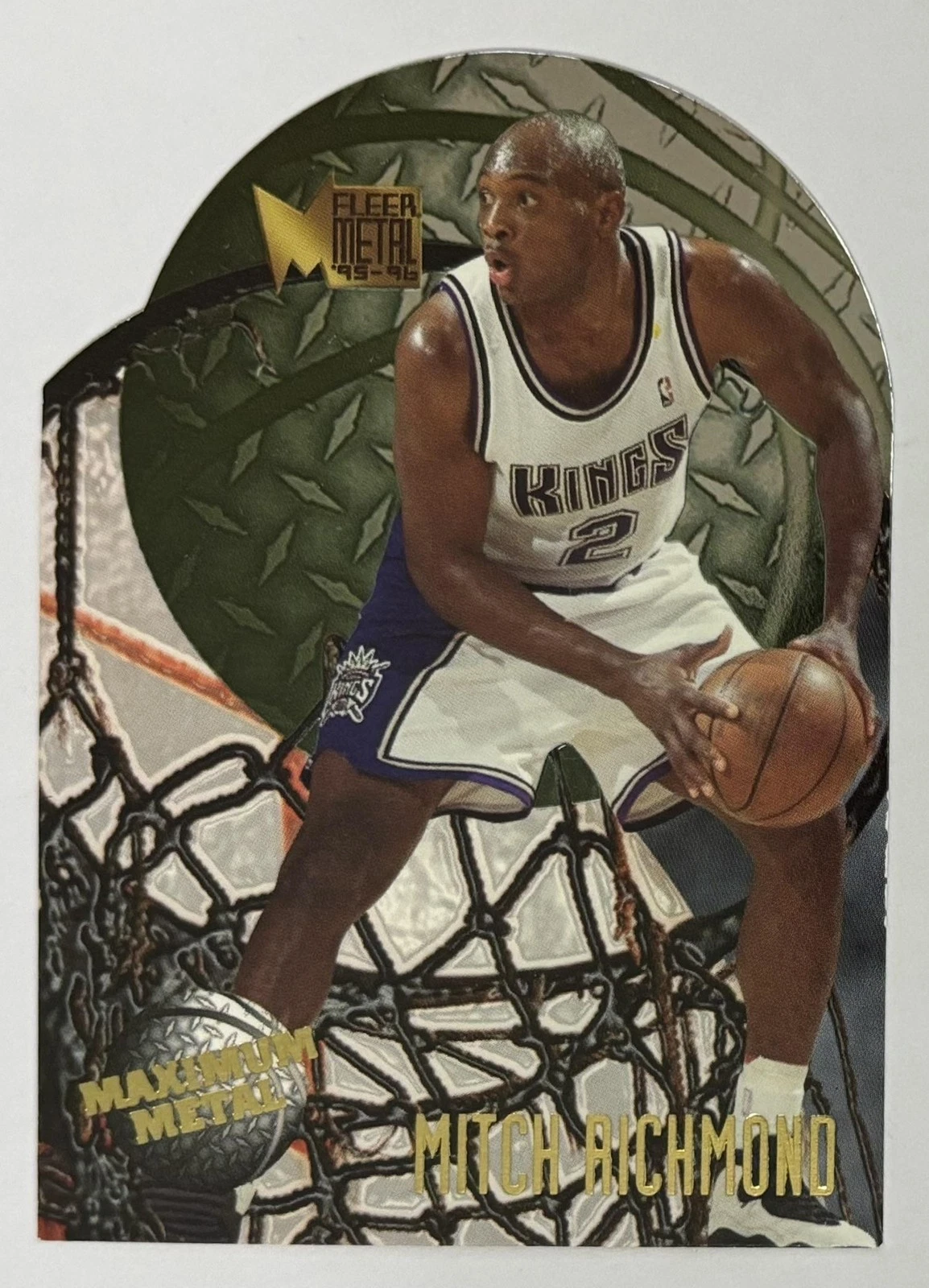 Mitch Richmond 1995-96 Metal Maximum Metal #9 - Sacramento Kings
