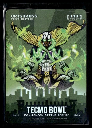 Bo Jackson Battle Arena Tecmo Bowl Criscross Cris Carter Skyline Glow PWR 110