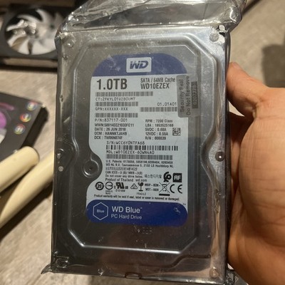 Western Digital WD Blue 1TB 7200RPM 64MB Cache 3.5  SATA III HDD (WD10EZEX) NEW