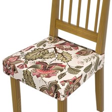 Chair Seat Covers Dining Room Set of 4,Soft Printed Patterned Stretch Non Sli...