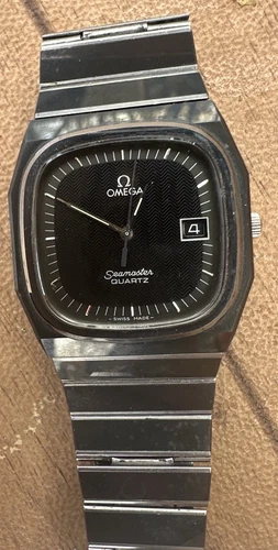 Vintage RARE Omega “Black Tulip” Seamaster Ceramic Quartz Swiss Watch Made