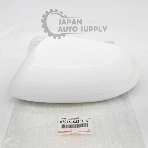 OEM GENUINE TOYOTA 20-25 COROLLA WHITE 040 LEFT MIRROR COVER 87945-52251-A1