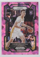 2023-24 Panini Prizm Pink Ice Prizm Colin Castleton #287 09wc