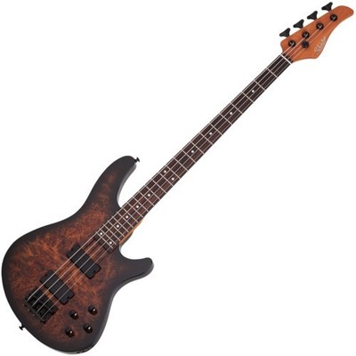 Schecter C-4 Standard Tobacco Burl E-Bassgitarre | Neu
