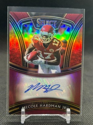 2020 Panini Selet - Mecole Hardman Jr. #SS-MHJ  RED PRIZM AUTO #'d /50
