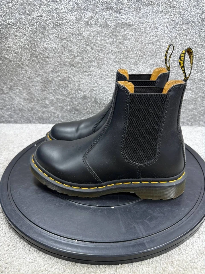 Ботинки Dr Martens модель Chelsea женские размер 7 США 2976 с мягким носком рабочие черные кожаные на лодыжке - Изображение 3 из 4