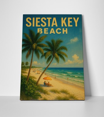 Siesta Key Beach Poster or Canvas