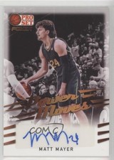 2021-22 Leaf Pro Set Power Power Moves Matt Mayer #PM-MM1 Auto 1c0k