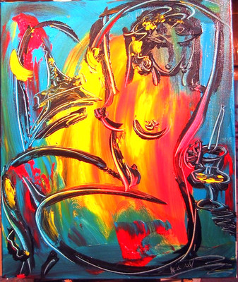 NUDE SEXY WOMEN ART CANVAS stretched fine art | eBay