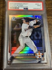 XAVIER NEYENS 2025 Bowman Draft #BDC-2 1st Silver Refractor PSA 9