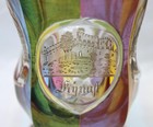BIEDERMEIER ERA FRIENDSHIP GOBLET w/ ETCHED ARCHITECTURE & FLASH GLASS PANELS — photo 6