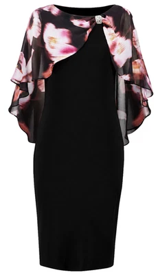 LAGERVERKAUF Joseph Ribkoff Kleid mit Überwurf 254164 Gr.48 UVP 299,00 - Bild 1 von 2