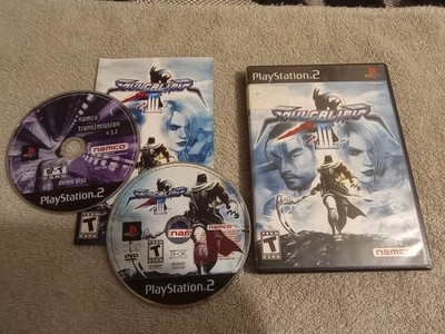 Soul Calibur III 3 (PlayStation 2 PS2 Black Label) W/ Bonus Disc CiB Complete