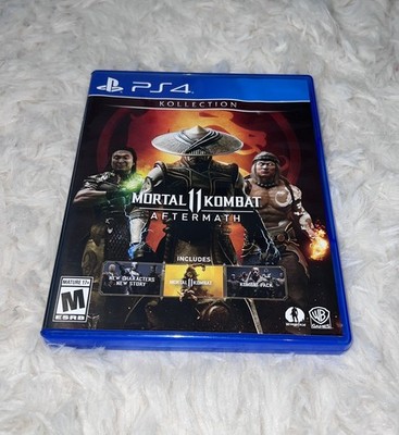 PS4 Mortal Kombat 11 Aftermath Kollection  | PS4 CIB 2 Disc Set | Tested Working