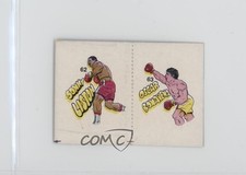 1985 Fight of the Century Stickers Pairs Sonny Liston Oscar Bonavera #62/63 0a4f