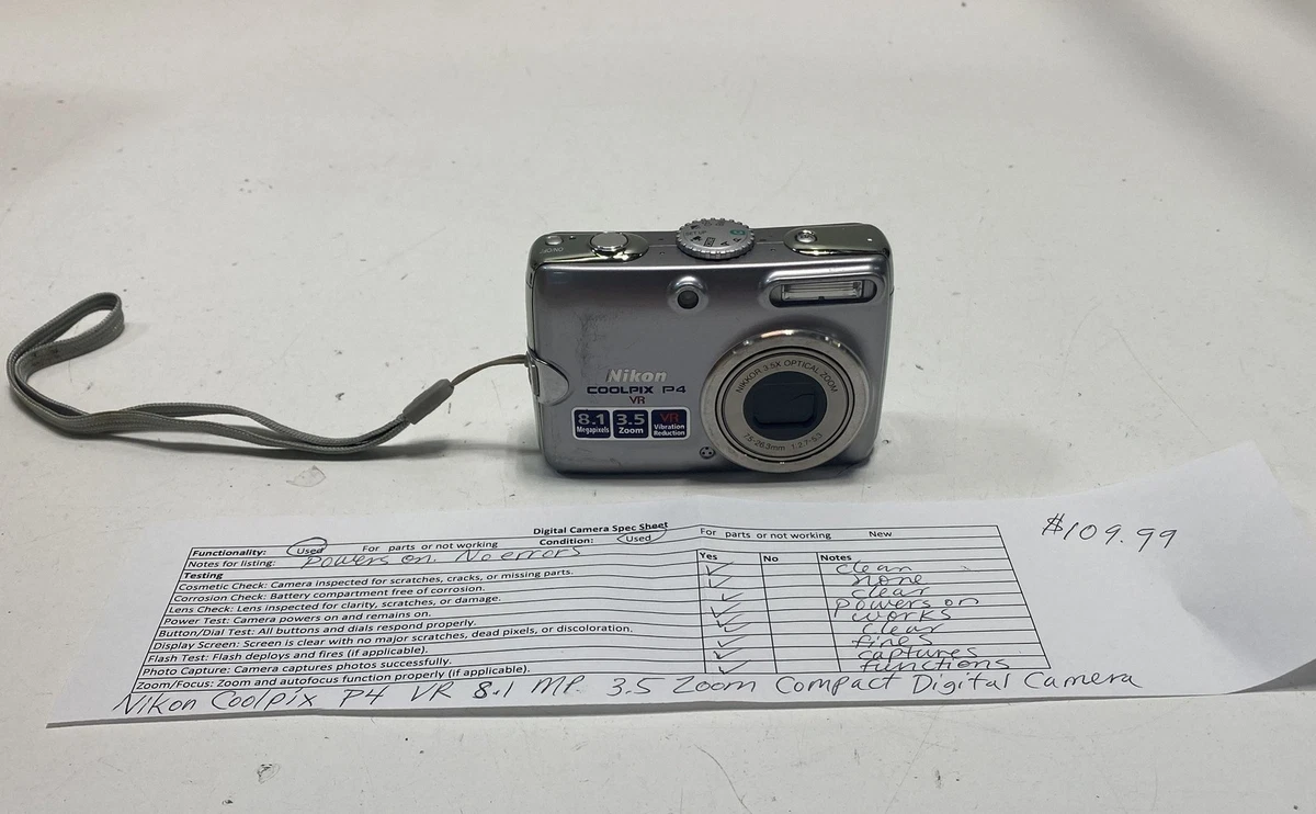Nikon Coolpix P4 Digital Cameras for Sale - Shop New & Used