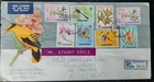 y(SGP-215)Singapore 1963 New Definitive Postage Stamp Issue FDC with stamps more