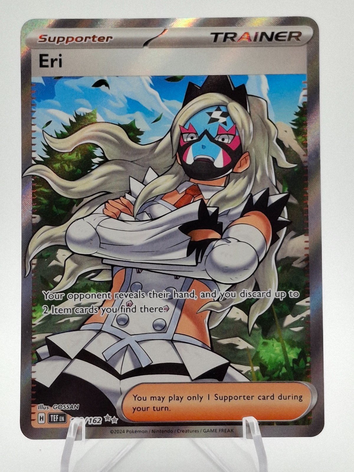 Eri 199/162 - Full Art Trainer Temporal Forces Ultra Rare - Pokémon TCG Card NM