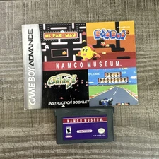 Namco Museum with Manual - Nintendo Game Boy Advance - GBA - Tested, Authentic