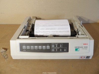 OKI MICROLINE 3320 9-Pin Dot Matrix Printer Parallel - TESTED OK / NO RIBBON