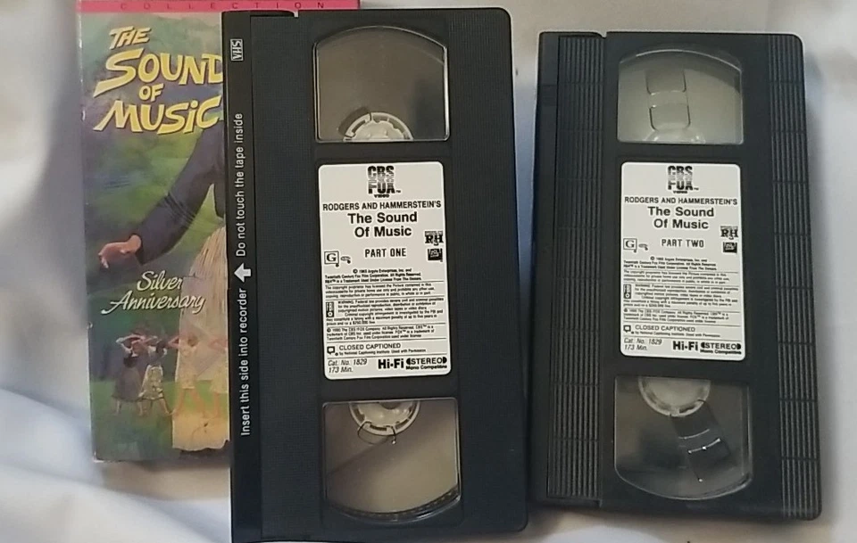 The Sound of Music VHS 1991 2-Tape Set RODGERS & HAMMERSTEIN 1965 - Image 3 of 3