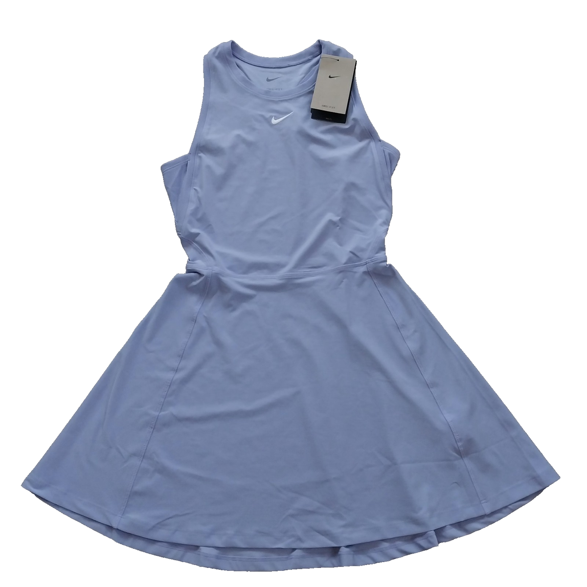 $85 Nike Womens Court Dri-Fit Victory Tennis Dress Sz XS FQ1780-533 Lilac  NWT