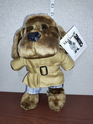 SCRUFF McGruff TV Crime DOG Stuffed DOLL With TAGS Detective PLUSH 12''