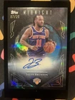 2025-26 Topps Midnight Jalen Brunson Midnight Sun Signatures 7/25 Dusk