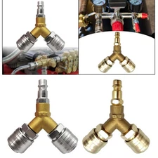Compressed Air Distributor with Two Couplings Air Tool Parts Easy to Install