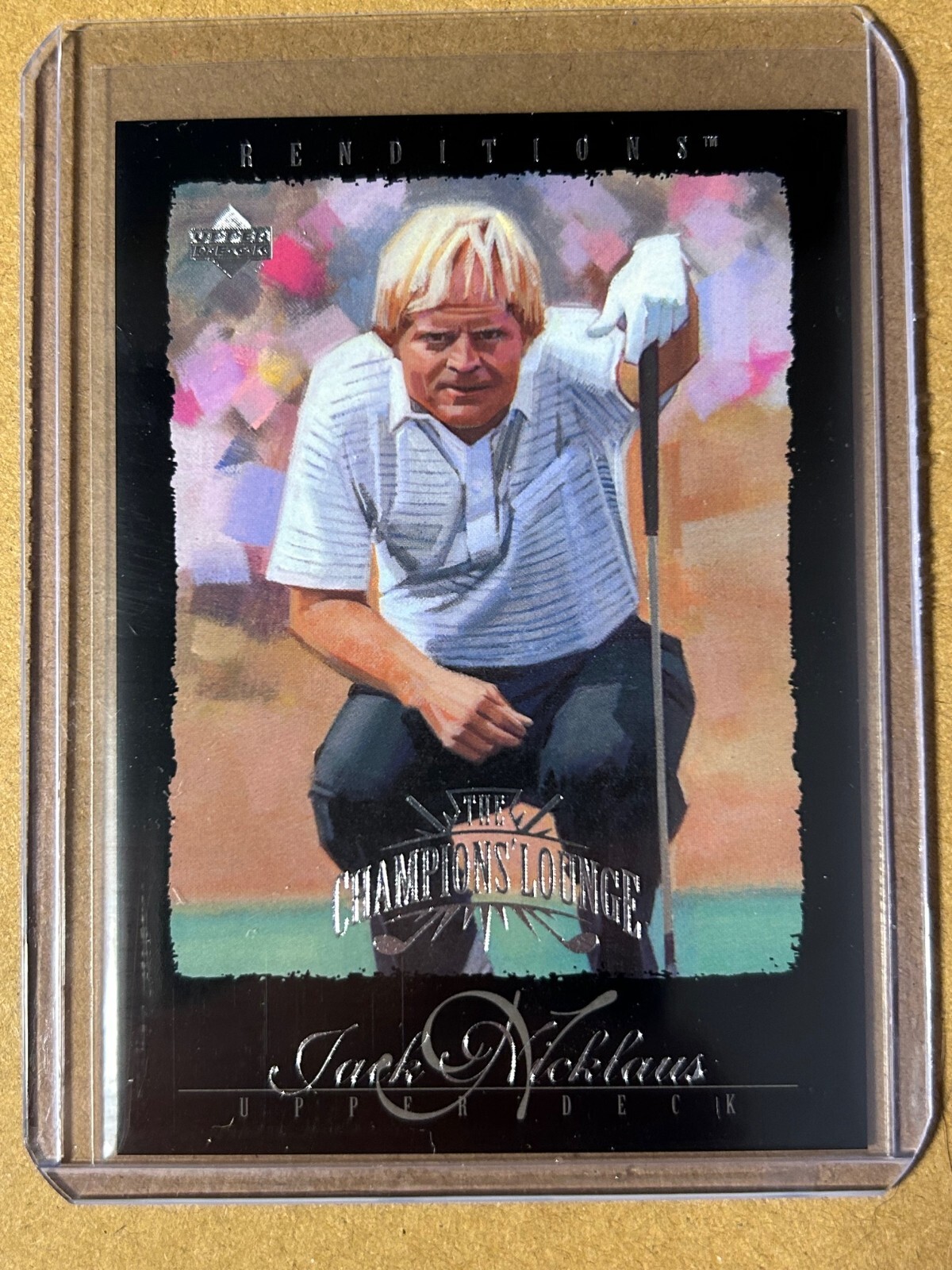 2003 Upper Deck RENDITIONS PGA GOLF INSERT CHAMPIONS LOUNGE JACK NICKLAUS #63