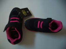 Girls Black With Pink Laces Athletic Works Shoes Size 8