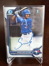 2022 Bowman Chrome Sebastian Espino 1st Prospect Auto #CPA-SE Blue Jays (A)