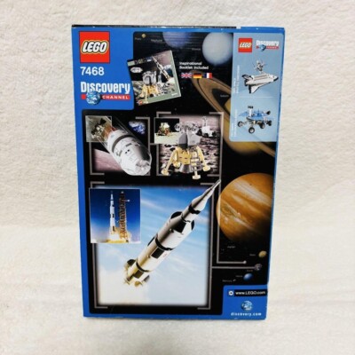 Lego Discovery Channel 7468 Saturn V Space Rocket Sealed Nasa