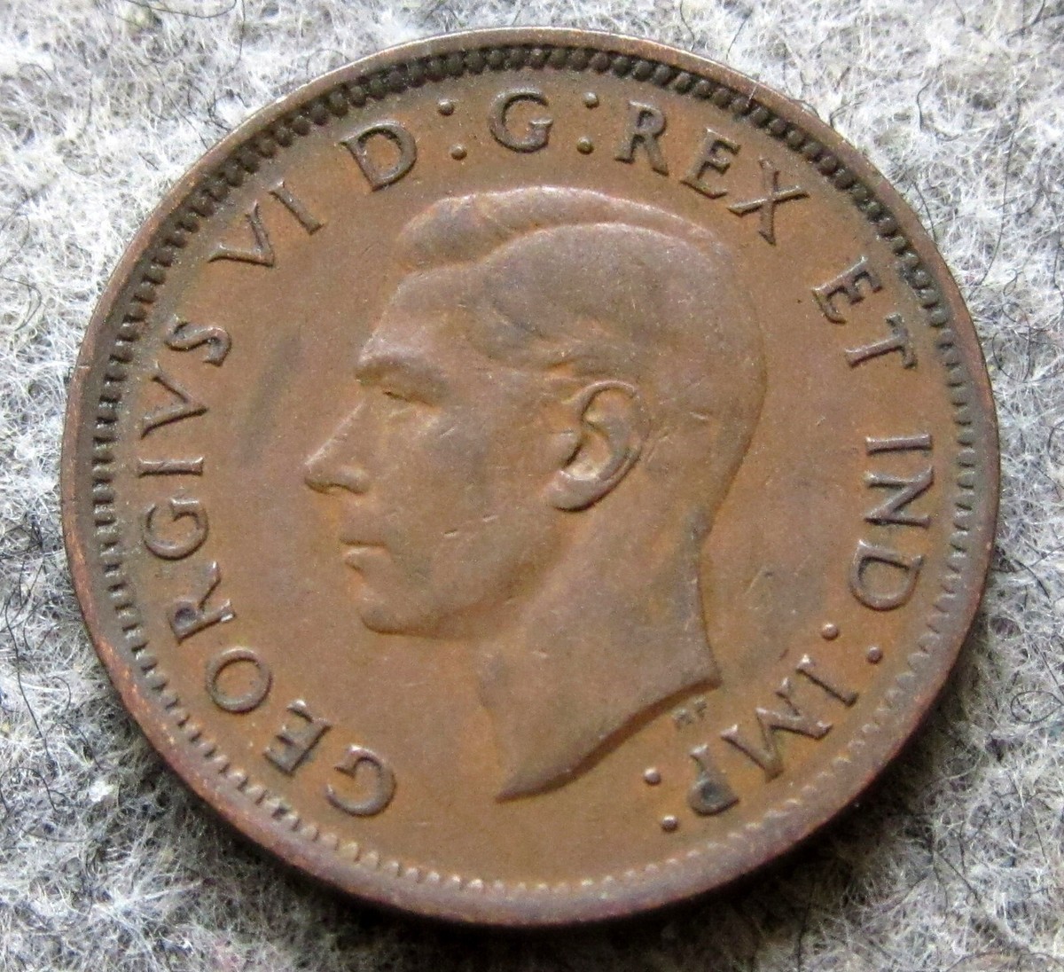 CANADA GEORGE VI 1942 1 CENT, MAPLE LEAF | eBay