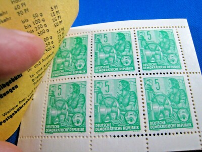 GERMANY (DDR) 1959 - SCOTT # 477 BOOKLET MNH | eBay